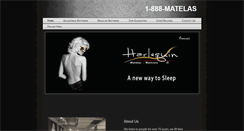 Desktop Screenshot of harlequinmattresses.com